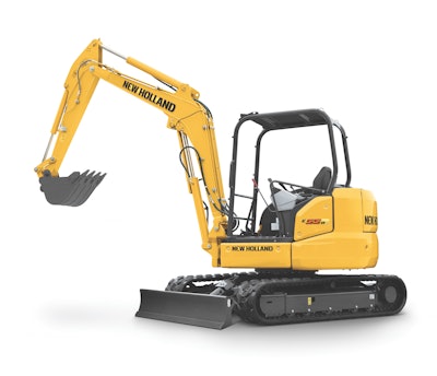 New-Holland-E55BX-compact-excavator-side