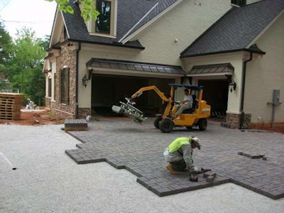It’s a good idea to seek training on the installation of permeable pavers to ensure you’re exploiting all of the system’s advantages for your client. Photo: Fred Adams Paving, Morrisville, North Carolina.