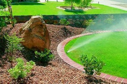 Mulch offers plenty of advantages, including aesthetic benefits such as those seen here, but take care to keep it from touching the base of trees and shrubs. Photo: Total Lawncare & Landscape Services.