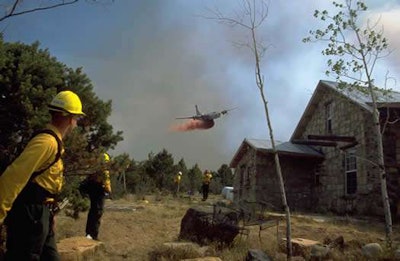 Especially in drought conditions, fire safety involves the backyard, not just the forest. Photo: IdahoFirewise.org
