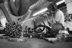 Fowler at work on his next creation. Photo: davidfowlerdesigns.com
