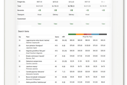 A screenshot from Plantbid, which promises to make mounds of pricing sheets a thing of the past.