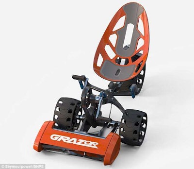 The Grazor is not yet on the market, but its designers are hoping a manufacturer will take interest. Photo: seymourpowell.com