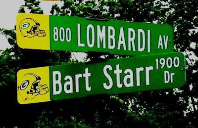 The village roadsigns bear lots of famous names. Photo: waymarking.com
