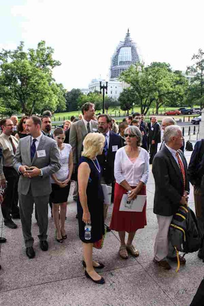 More than 100 landscapers came to the Capitol to make their voices heard.