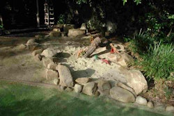 New children’s landscaping trends include free-form sandpits, which flow into other portions of the backyard. Photo: Stout Design Build