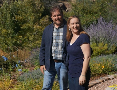 Mark G. Brotton and his wife, Lisa, of Living Water Irrigation and Landscape.