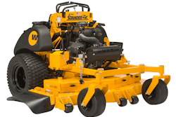 Wright Manufacturing’s Stander ZK is among the company’s popular commercial stand-on mowers.
