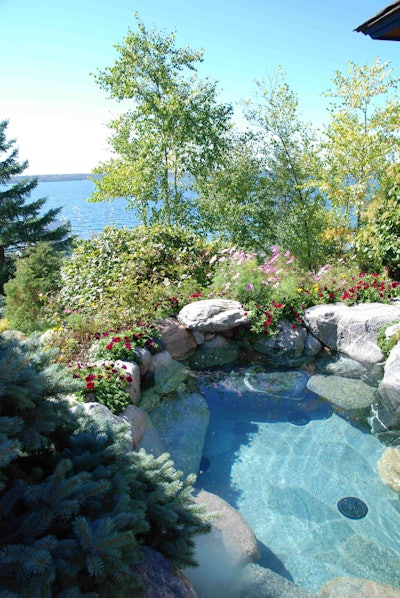 Years ago, a man for whom Drost has great respect issued a challenge: ‘I think you should figure out how to build a hot tub out of boulders.’ He built his first about four years later and the boulder spas are now among Drost’s most well-known specialties. Photo: Lauren Heartsill Dowdle
