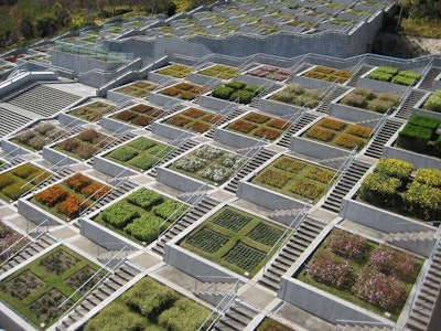 The 100 Stepped Garden commemorates those who lost their lives in the Awaji earthquake in 1995. Photo: Caspar Borkowsky