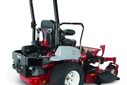 Demand for Exmark mowers like the one seen here, as well as for Toro-branded equipment for landscape contractors, helped drive Toro’s strong growth, the company’s CEO says. Photo: Exmark Manufacturing