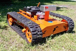 Because the Hybrid Goat 22T weighs only about 250 pounds, it won’t tear up the terrain. Photo: Evatech