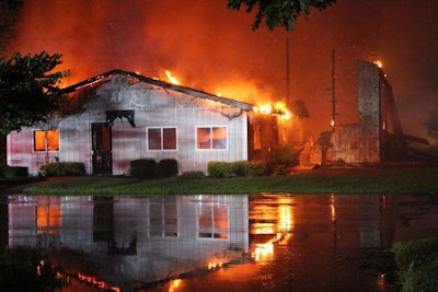 The cause of the fire is under investigation. No one was injured. Photo: Becky Vargo/grandhaventribune.com