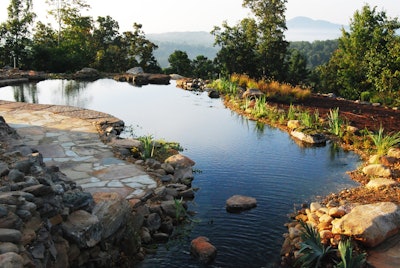 Total Habitat’s chemical-free pools use biological filters, rather than regeneration zones. Photo: Total Habitat