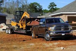 Trucks and trailers are a landscaper’s go-to couple, but the new trend is opting for customized truck beds. Photo: Hard Working Trucks