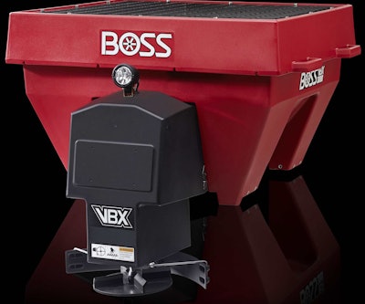 The VBX 3000 has a spreading width of 4-20 feet. Photo: Boss Snowplow