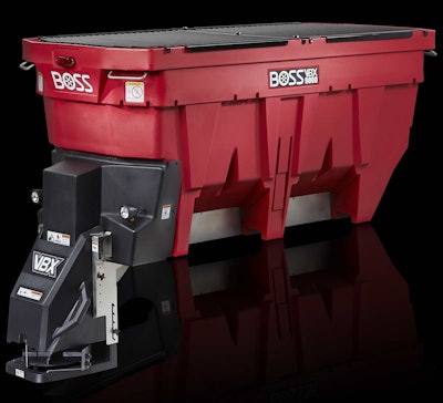 The VBX 9000 boasts a 3-cubic-yard capacity. Photo: Boss Snowplow