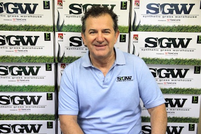 Victor Lanfranco, co-owner of Synthetic Grass Warehouse.
