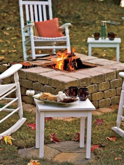 Some clients will want wood-burning fire pits, so check the local ordinances to see if they are allowed. Photo: viralnova.com