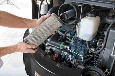 Proper maintenance is the key to reaping better fuel economy and other benefits of engines’ emission-control systems. Photo: Bobcat