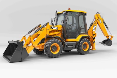 The new 3CX Compact comes standard with JCB’s LiveLink telematics tracking and monitoring system. Photo: JCB