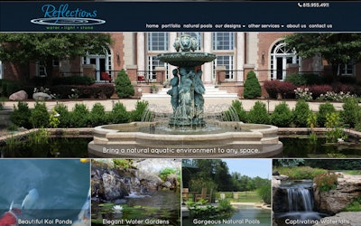 Having a professional website that displays your work is crucial to making a good first impression on visitors. Photo: DreamCo Design