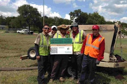 Volunteers helped renovate West End Park in San Antonio, Texas, as one of Project EverGreen’s “Healthy Turf. Healthy Kids.” projects.