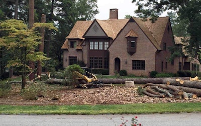 The house was actually in Atlanta city limits, not Brookhaven. Photo: Trey Benton/ The Brookhaven Post