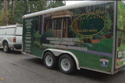 Superior Southern Landscaping is missing one truck and trailer after suffering a Friday night theft. Photo: WISTV