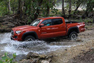 The 2016 Tacoma produces 278 horsepower, an increase of 42 horsepower over the previous generation. Photo: Toyota