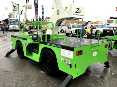 Options for the cranes include non-marking tires. Photo: Equipment World