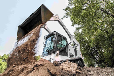 Bobcat says the T740’s design provides unmatched visibility in all directions. Photo: Bobcat