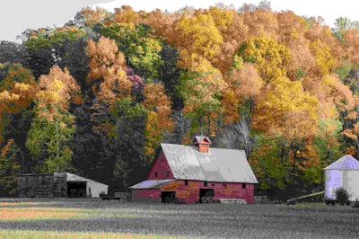 The colors, scientists tell us, were in the leaves during spring and summer, only hidden. Fall brings natural changes that enable us to see the breathtaking show. Photo: DePauw University
