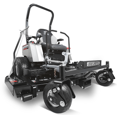 Dixie chopper sales stand on mower