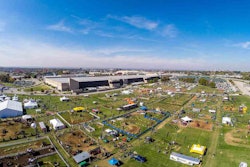 As this file photo from an earlier GIE+EXPO illustrates, the tradeshow’s huge indoor exhibition area is just the beginning. There’s lots to see outside and sponsors say this year’s outdoor demonstration area will be the largest ever. Photo: GIE+EXPO