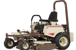 This 126V is the company’s most powerful 100V Series mower. The model offers cutting widths up to 61 inches. Photo: Grasshopper