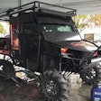 Kohler Engines’ displays at a recent tradeshow included this Mad Max-inspired Polaris UTV. Photo: Kohler Engines