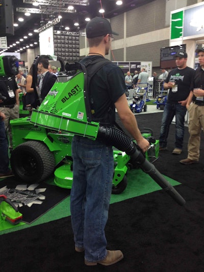 The BLAST blower is both powerful and quiet.