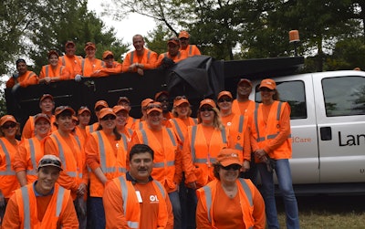 LandCare support staff, including clerks and accountants, joined the field technicians for CommunityCare Day. Photo: LandCare