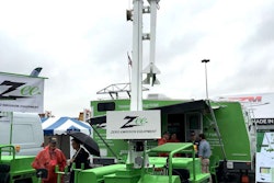 If it’s an over-the-top investment for many tree-care specialists, large operations – especially those in California – might want to take a look at the quiet Zee Crane. Photo: Equipment World