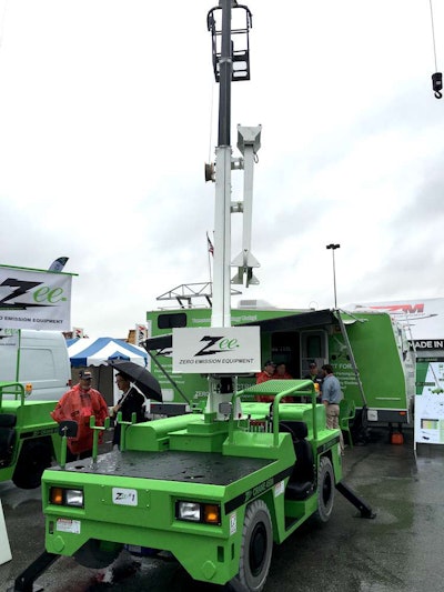 If it’s an over-the-top investment for many tree-care specialists, large operations – especially those in California – might want to take a look at the quiet Zee Crane. Photo: Equipment World