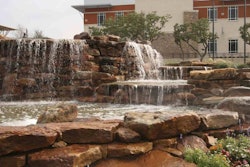 A large commercial hardscape design-build project by Austin, Texas-based Clean Scapes. The company also has offices in Dallas and San Antonio. Photo: Clean Scapes