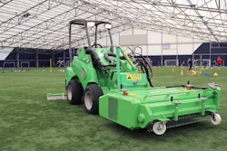 The ATA 1200 can be used for tending to football, baseball and soccer fields, or any other surface with artificial turf. Photo: Avant