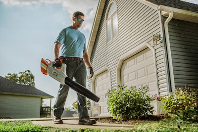 The BGA 100 is Stihl’s lightest, quietest, and most powerful blower yet. Photo: Stihl
