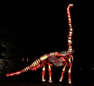Brontosaurus The Great Jack O Lantern Blaze