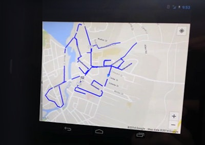 The SST-130 includes cabling, external sensors, a touch screen interface, and the Sensible Spreader software. Photo: Sensible Spreader Technologies