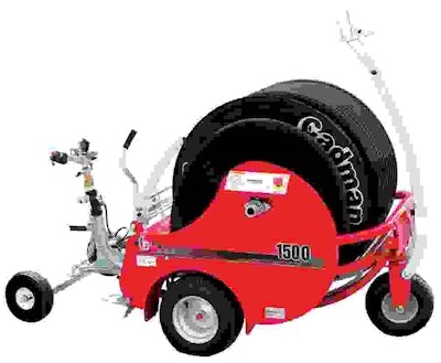 The “iWater” Mini controller is visible on the side of the traveler.