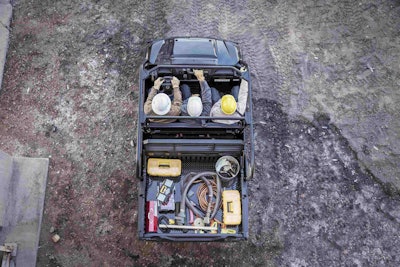 The Mule PRO-DXT can switch from seating three to six people. Photo: Kawasaki