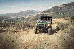 Kawasaki’s new Mule PRO-DX and PRO-DXT can maneuver through difficult terrain. Photo: Kawasaki