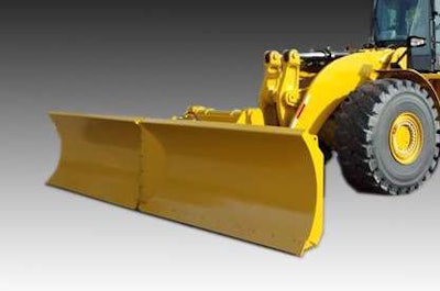 This 20-footer is composed of two 10-foot plows connected with a 3-inch steel pin. Photo: Henke Manufacturing